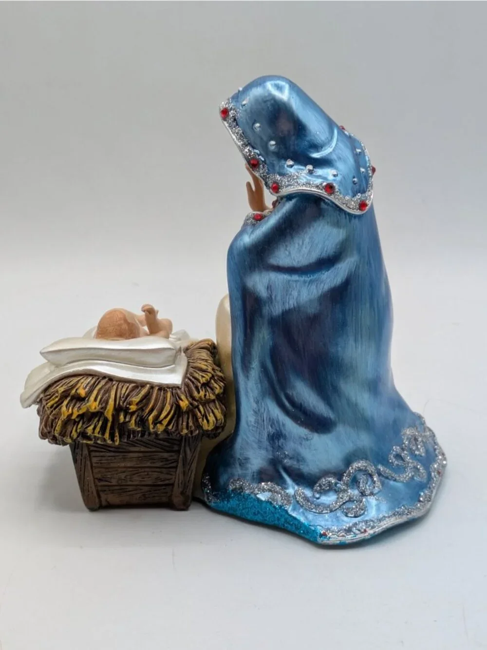 Hawthorne Village Mary And Baby Jesus The Jeweled Nativity Collection 5.75